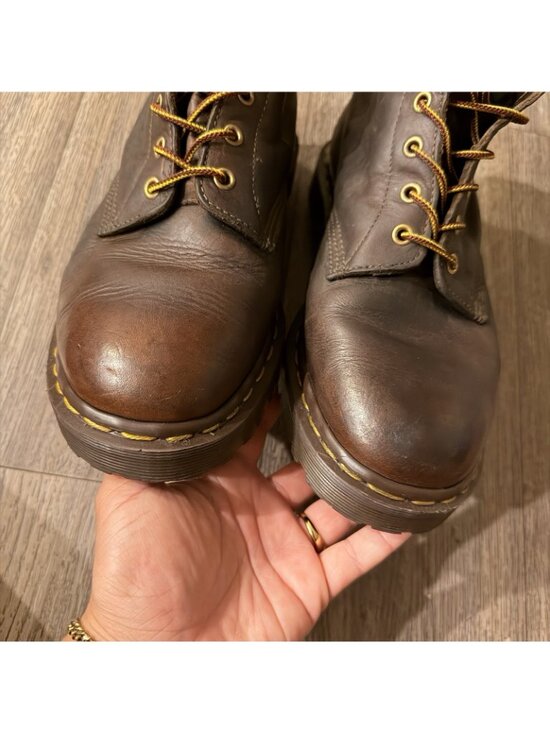 Dr. Martens 939 Ben Crazy Horse Brown Leather Combat Men’s Boots UK 10 US 11 Vtg